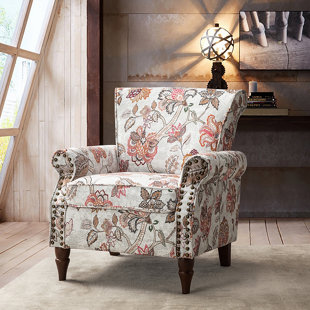 Patterned armchair discount